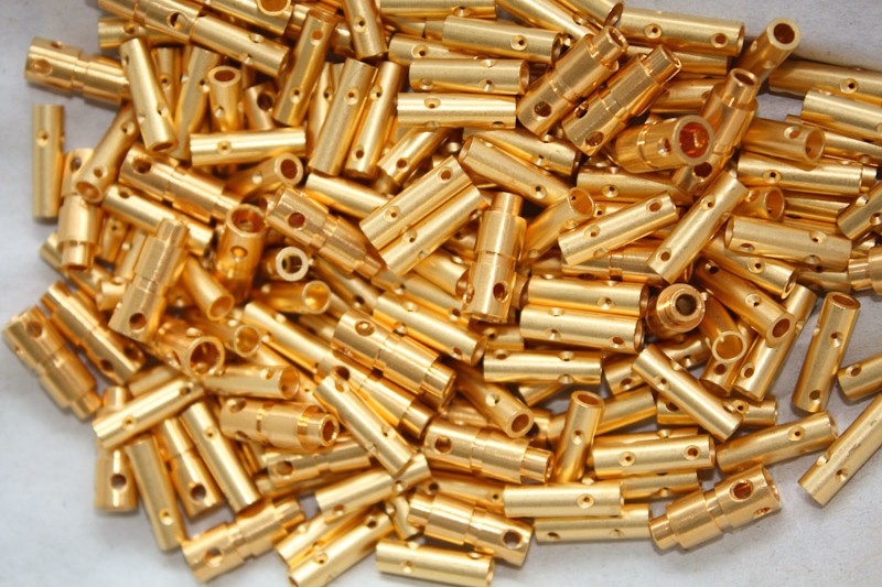 Lot of 1,000 Gold Brass Plated 1-5/8 Safety Basting Pins for